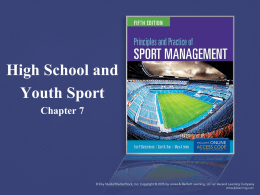 Chapter 7 - High School and Youth Sport