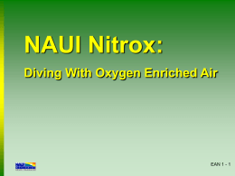 NAUI Nitrox: A Guide to Diving With Oxygen Enriched Air