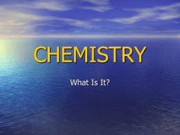 chemistry - Magoffin County Schools