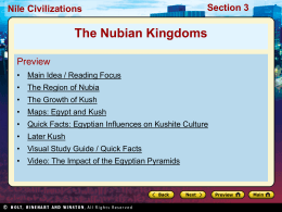 Nile Civilizations Section 3
