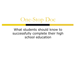 One-Stop Doc - Henninger High School