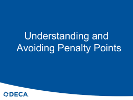 Avoid Penalty Points