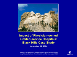 Black Hills Case Study - American Hospital Association