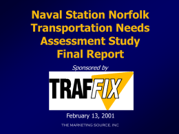 naval station presentation - Virginia Department of Transportation