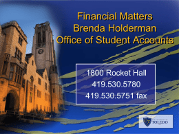 Financial Matters 101 Lisa Hasselschwert, Director Rocket Solution