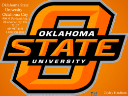 Oklahoma State University - Oklahoma City 900 N. Portland Ave