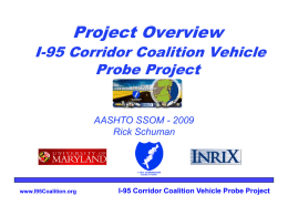 Rick Schuman—INRIX I-95 Corridor Coalition