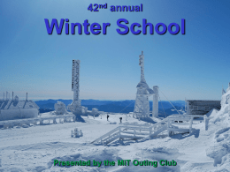 Winter School 2005