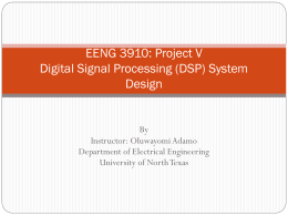 EENG 3910 - Electrical Engineering