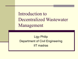 Introduction to Decentralized waste