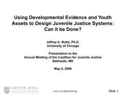 - The Coalition for Juvenile Justice