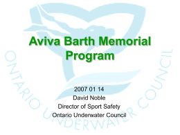 Aviva Barth Memorial Project Presentation