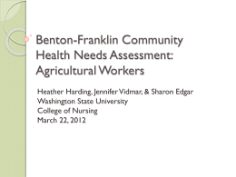 Agricultural Workers - Benton-Franklin Community Health Alliance
