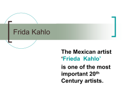 Frida Kahlo - Denny High School