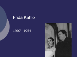 Frida Kahlo - Earlston High School