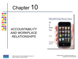 accountability and workplace relationships