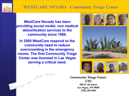 westcare nevada community triage center