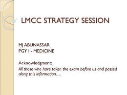 lmcc strategy session