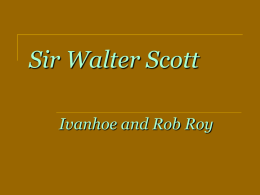 Sir Walter Scott`s biography