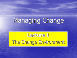 MC -Chapter 1 Managing Change