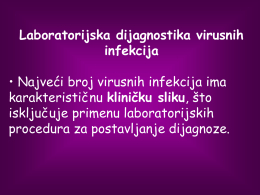 Laboratorijska dijagnostika virusnih infekcija
