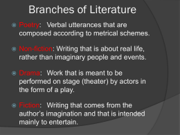 Branches of Literature