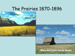 The Prairies 1870-1896