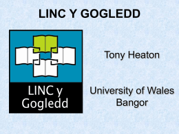 LINC y Gogledd - Swansea University