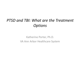 Diagnosis and Treatment of PTSD in Combat Veterans