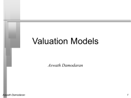 Valuation: Introduction
