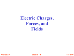 Electric Charges