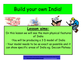 Lesson 2 Build your own India