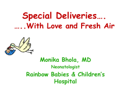 Special Deliveries....With Love and Fresh Air
