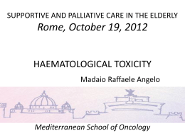 Linee guida AIOM 2009 - Mediterranean School Of Oncology
