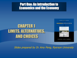 Chapter1-Limits, Alternatives and Choice