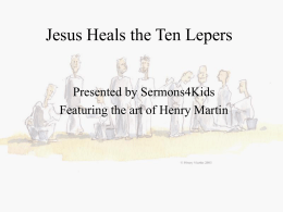 Jesus Heals the Ten Lepers