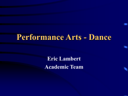 Performance Arts - Dance - Ashland Independent Schools