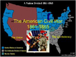 The American Civil War 1861-1865