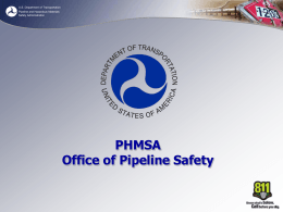 What is the Pipeline and Hazardous Materials Safety Administration?