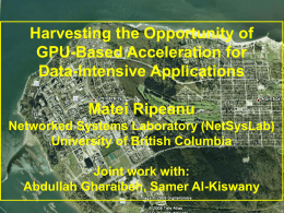 GPU - University of British Columbia