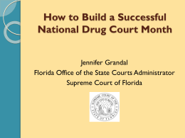 National Drug Court Month Florida
