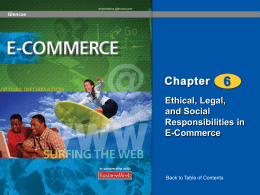 Ethical, Legal, and Social Responsibilities in E