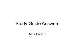 Study Guide Answers