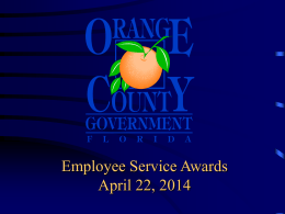 2014-04-22 Presentation of Employee Service Awards