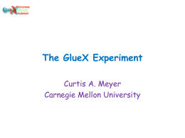 The GlueX Experiment