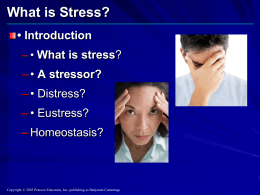 What is Stress? - biddle6