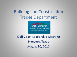 Building and Construction Trades Department, AFL-CIO