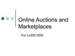 Web Auctions