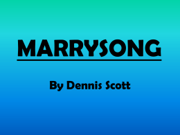 marrysong - English Language and Literature