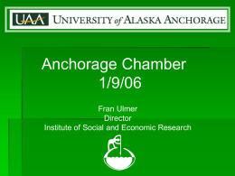 ISER - UAA Institute of Social and Economic Research